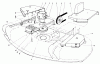 Toro 30544 (117/120) - 44" Side Discharge Mower, Groundsmaster 117/120, 1992 (200001-299999) Ersatzteile CUTTING UNIT MODEL NO. 30544 #2