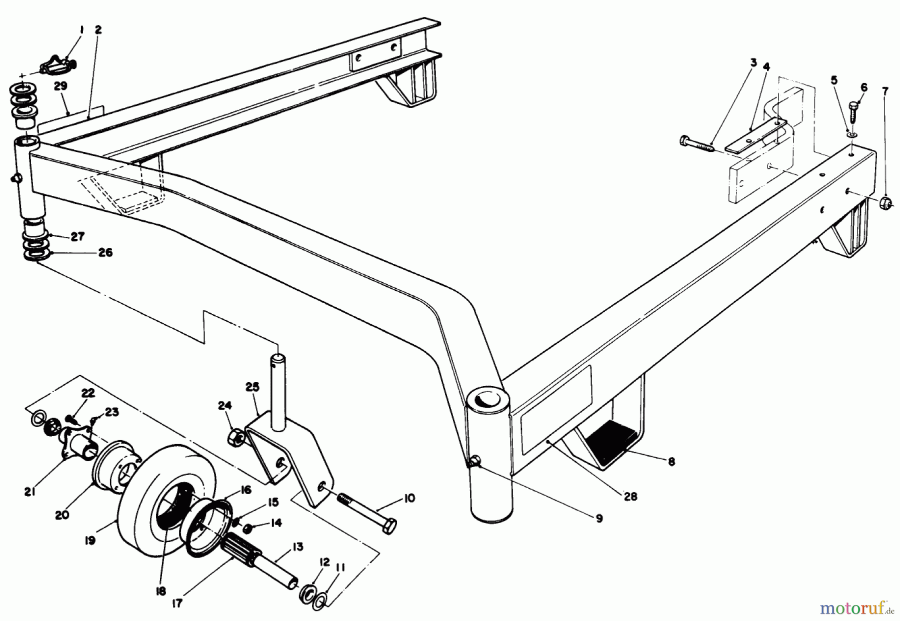 Toro Neu Mowers, Deck Assembly Only 30544 (117/120) - Toro 44