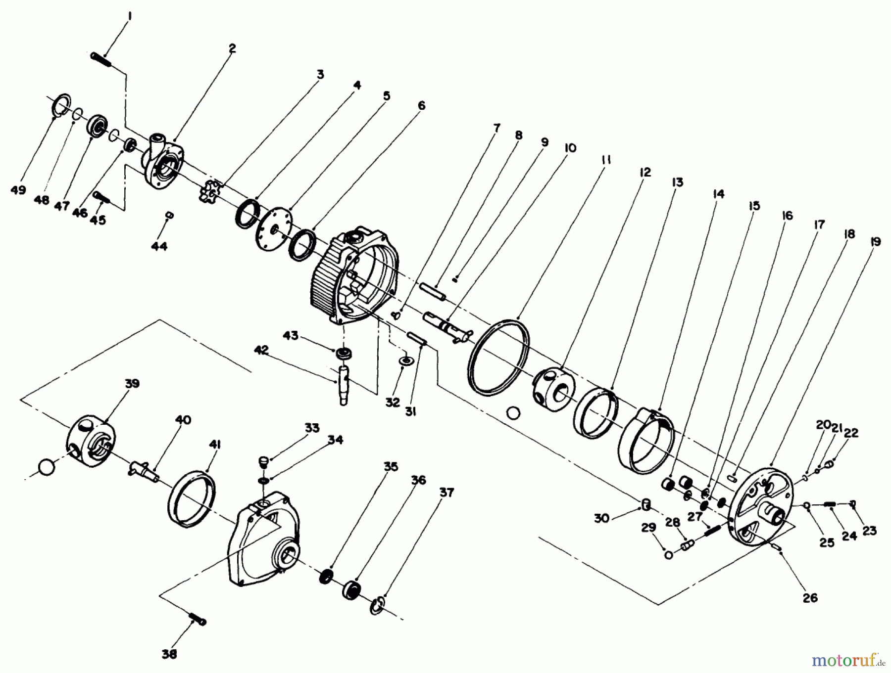 Toro Neu Mowers, Deck Assembly Only 30544 (117/120) - Toro 44