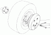 Toro 30544 (117/120) - 44" Side Discharge Mower, Groundsmaster 117/120, 1992 (200001-299999) Ersatzteile WHEEL WEIGHT KIT MODEL NO. 56-6620 (OPTIONAL) (FOR 44" SNOW THROWER MODEL NO. 30761)