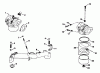 Toro 30544 (120) - 44" Side Discharge Mower, Groundsmaster 120, 1986 (600001-699999) Ersatzteile CARBURETOR-ENGINE KOHLER MODEL NO. KT17QS TYPE NO. 24324