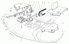 Toro 30544 (120) - 44" Side Discharge Mower, Groundsmaster 120, 1986 (600001-699999) Ersatzteile CUTTING UNIT MODEL NO. 30544 #2