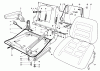 Toro 30544 (120) - 44" Side Discharge Mower, Groundsmaster 120, 1986 (600001-699999) Ersatzteile DELUXE SUSPENSION SEAT KIT MODEL NO. 30756 (OPTIONAL)