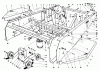 Toro 30544 (120) - 44" Side Discharge Mower, Groundsmaster 120, 1986 (600001-699999) Ersatzteile FRAME & JACKSHAFT ASSEMBLY