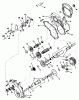 Toro 30544 (120) - 44" Side Discharge Mower, Groundsmaster 120, 1986 (600001-699999) Ersatzteile GEAR REDUCTION & DIFFERENTIAL NO. 1310-001