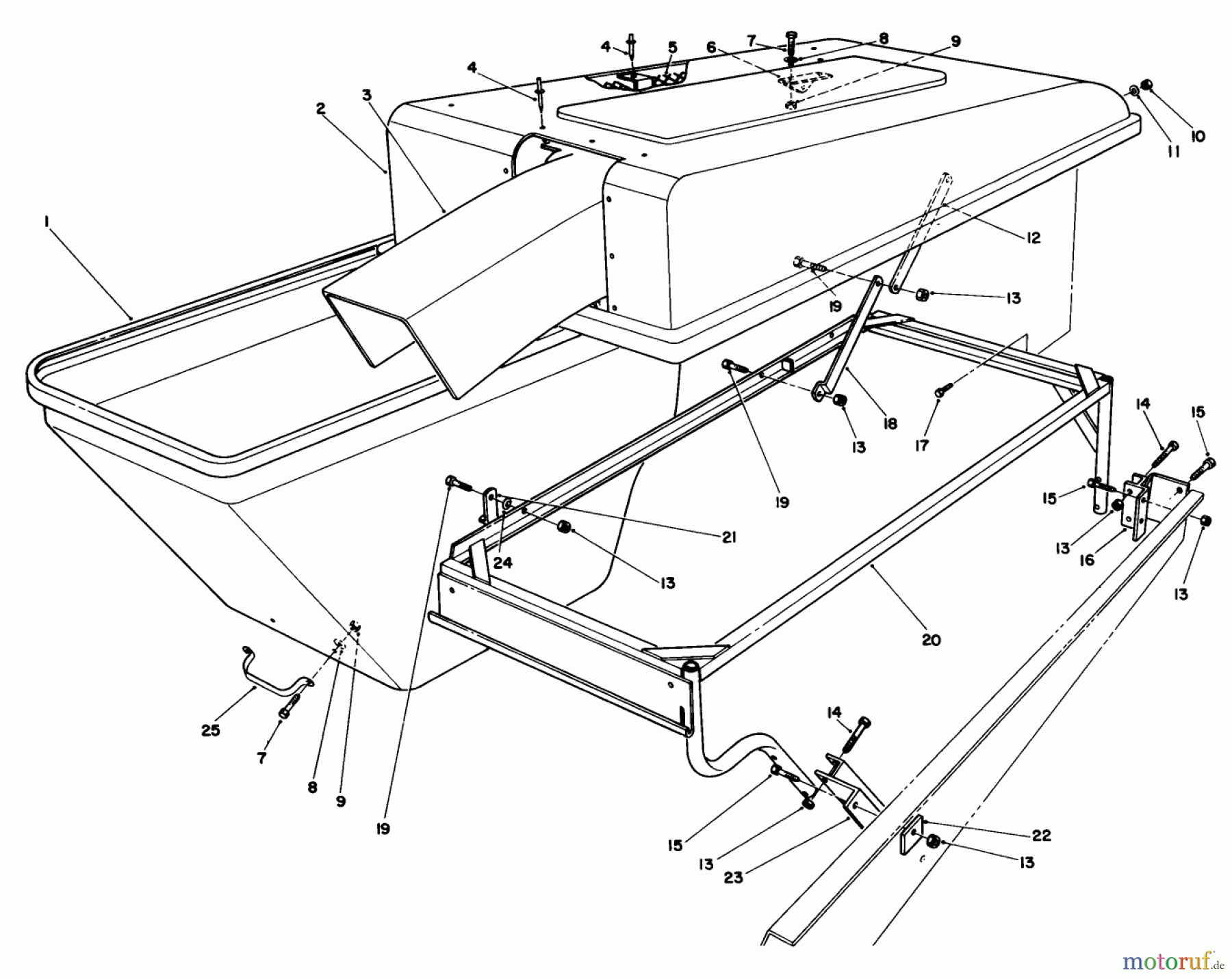 Toro Neu Mowers, Deck Assembly Only 30544 (120) - Toro 44