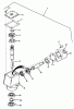 Toro 30544 (120) - 44" Side Discharge Mower, Groundsmaster 120, 1986 (600001-699999) Ersatzteile GRASS COLLECTION SYSTEM MODEL NO. 30751 (OPTIONAL) GEAR BOX ASSEMBLY MODEL NO. 4398-P91