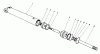 Toro 30544 (120) - 44" Side Discharge Mower, Groundsmaster 120, 1986 (600001-699999) Ersatzteile HYDRAULIC LIFT CYLINDER NO. 540150