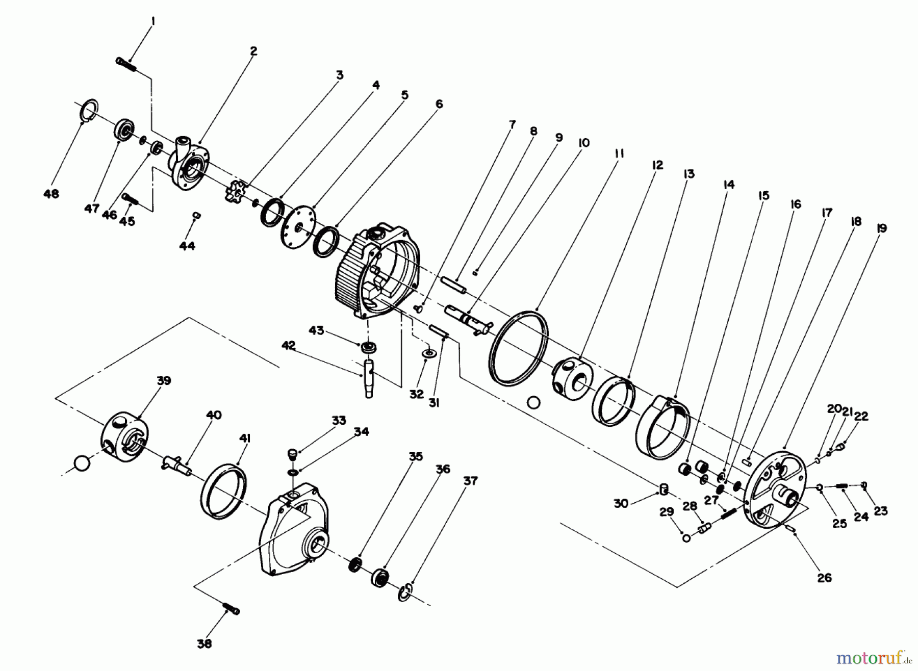 Toro Neu Mowers, Deck Assembly Only 30544 (120) - Toro 44