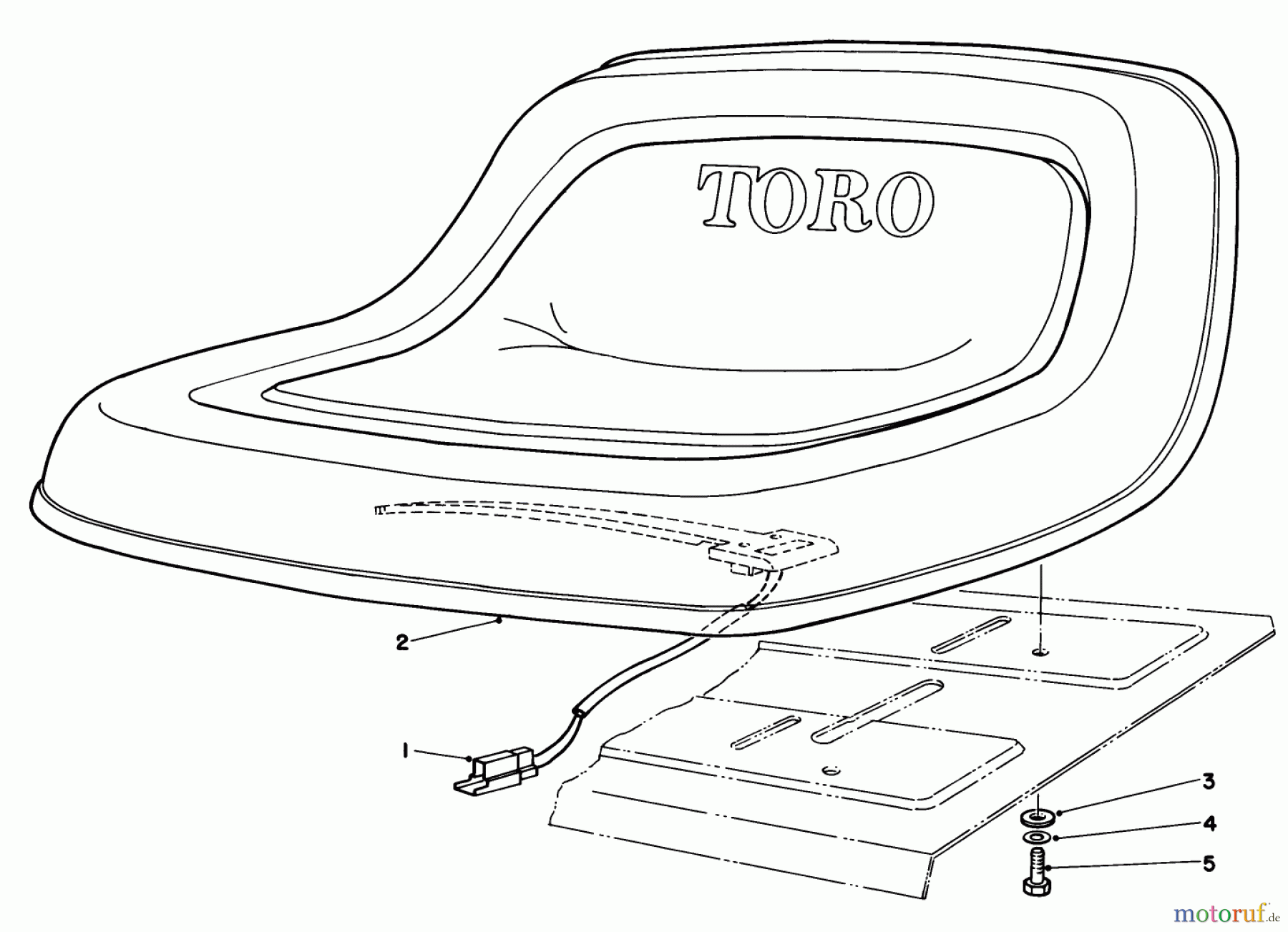Toro Neu Mowers, Deck Assembly Only 30544 (120) - Toro 44