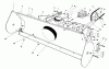 Toro 30544 (120) - 44" Side Discharge Mower, Groundsmaster 120, 1987 (700001-799999) Ersatzteile 44" SNOW THROWER MODEL NO. 30761 (OPTIONAL) #1