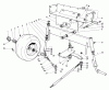 Toro 30544 (120) - 44" Side Discharge Mower, Groundsmaster 120, 1987 (700001-799999) Ersatzteile FRONT AXLE ASSEMBLY
