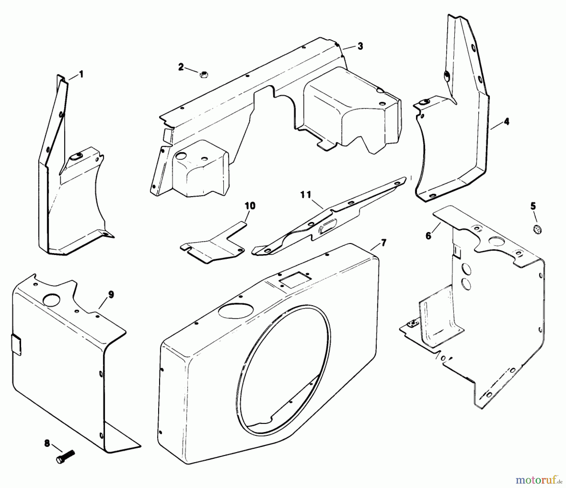 Toro Neu Mowers, Deck Assembly Only 30544 (120) - Toro 44