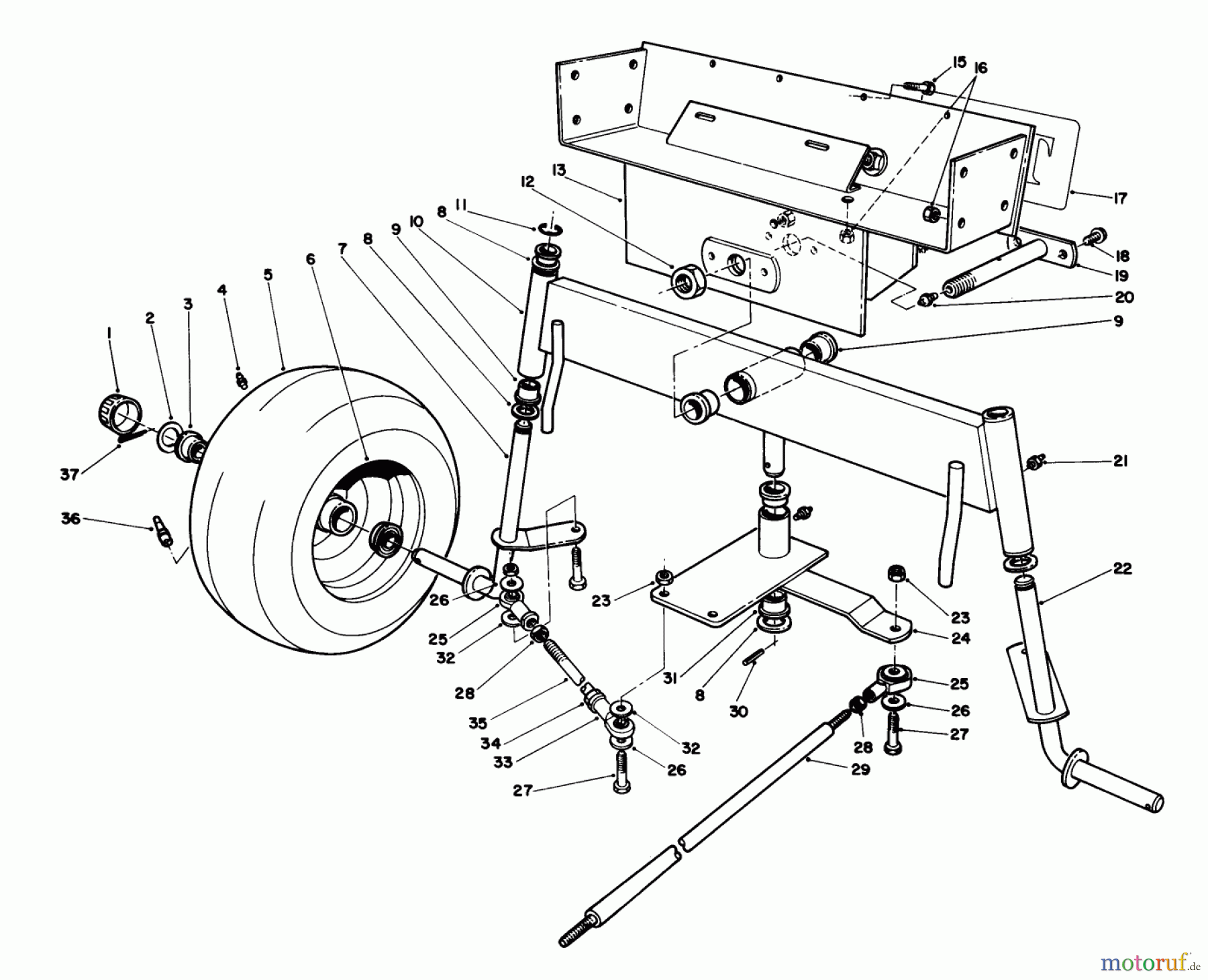 Toro Neu Mowers, Deck Assembly Only 30544 (120) - Toro 44