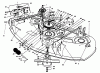 Toro 30544 (120) - 44" Side Discharge Mower, Groundsmaster 120, 1995 (590001-599999) Ersatzteile DECK & SPINDLE ASSEMBLY