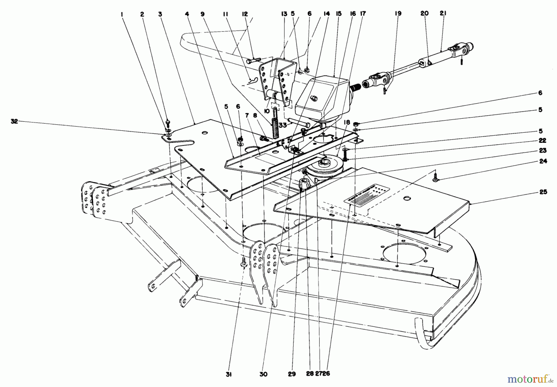 Toro Neu Mowers, Deck Assembly Only 30562 (200) - Toro 62