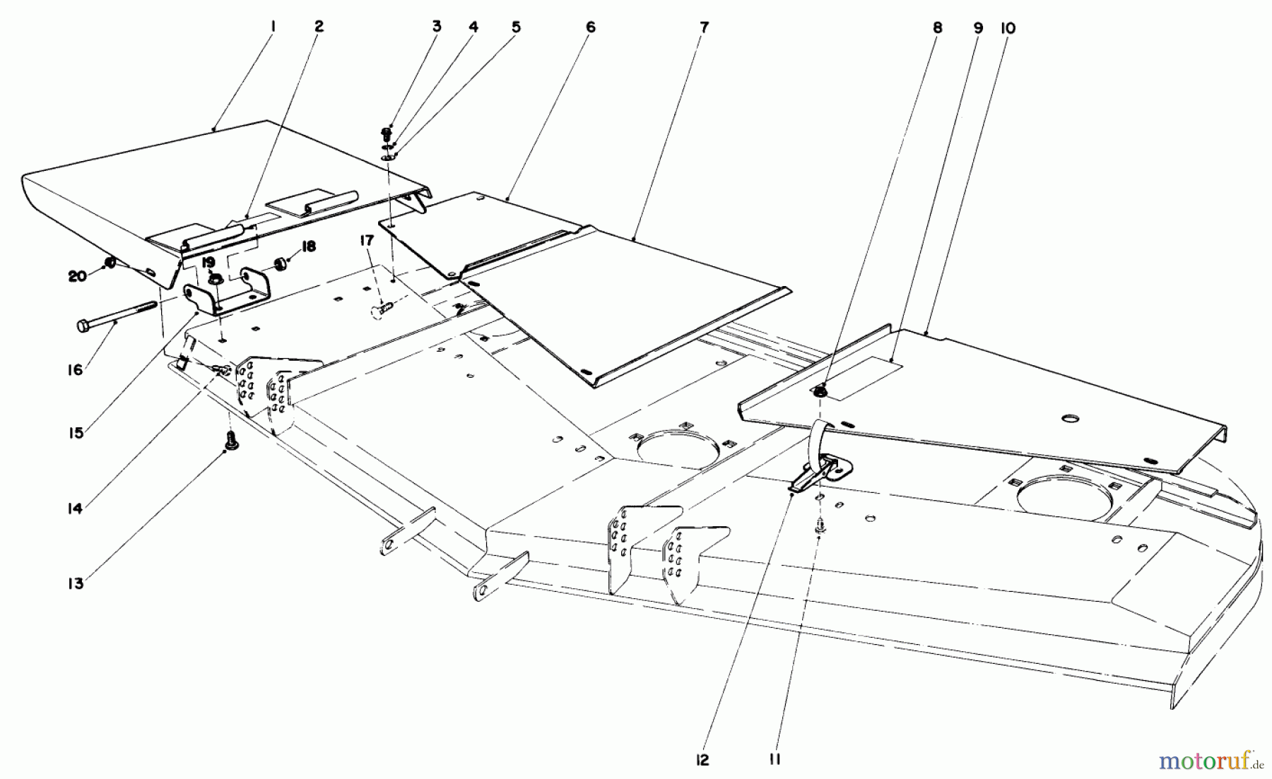  Toro Neu Mowers, Deck Assembly Only 30562 (200) - Toro 62