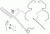 Toro 52070 - Mow & Feed Fertilizer Spreader, 1994 (49000001-49999999) Ersatzteile ATTACHMMENT ASSEMBLY