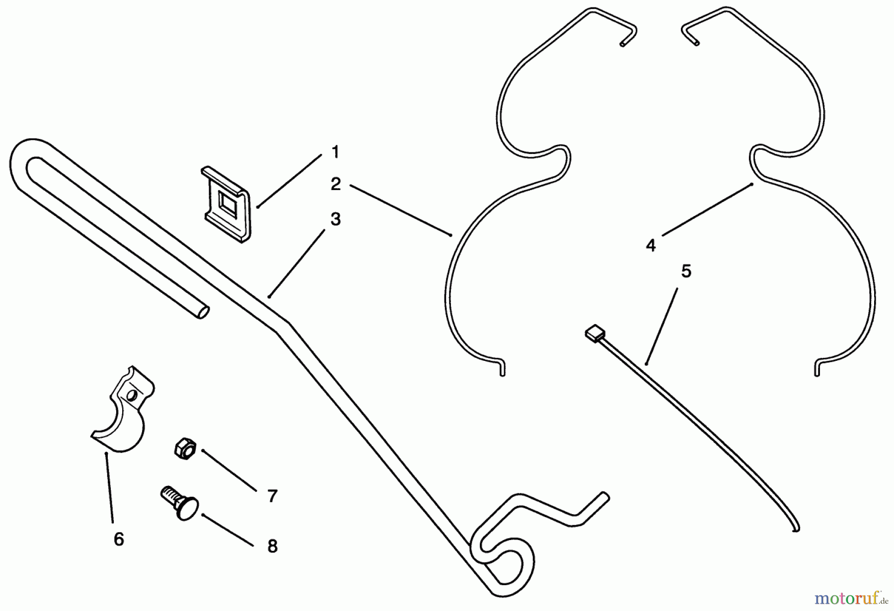 Toro Neu Accessories 52070 - Toro Mow & Feed Fertilizer Spreader, 1994 (49000001-49999999) ATTACHMMENT ASSEMBLY