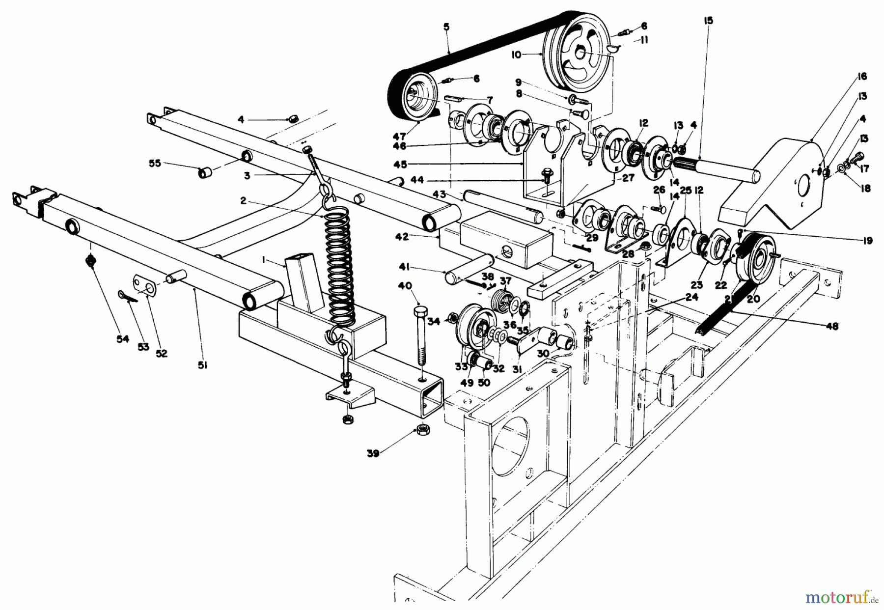 Toro Neu Mowers, Deck Assembly Only 30555 (200) - Toro 52
