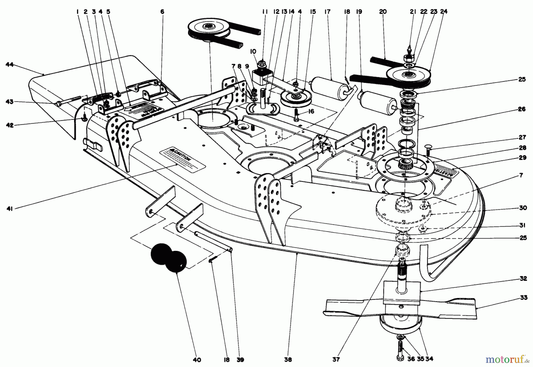 Toro Neu Mowers, Deck Assembly Only 30560 - Toro 52