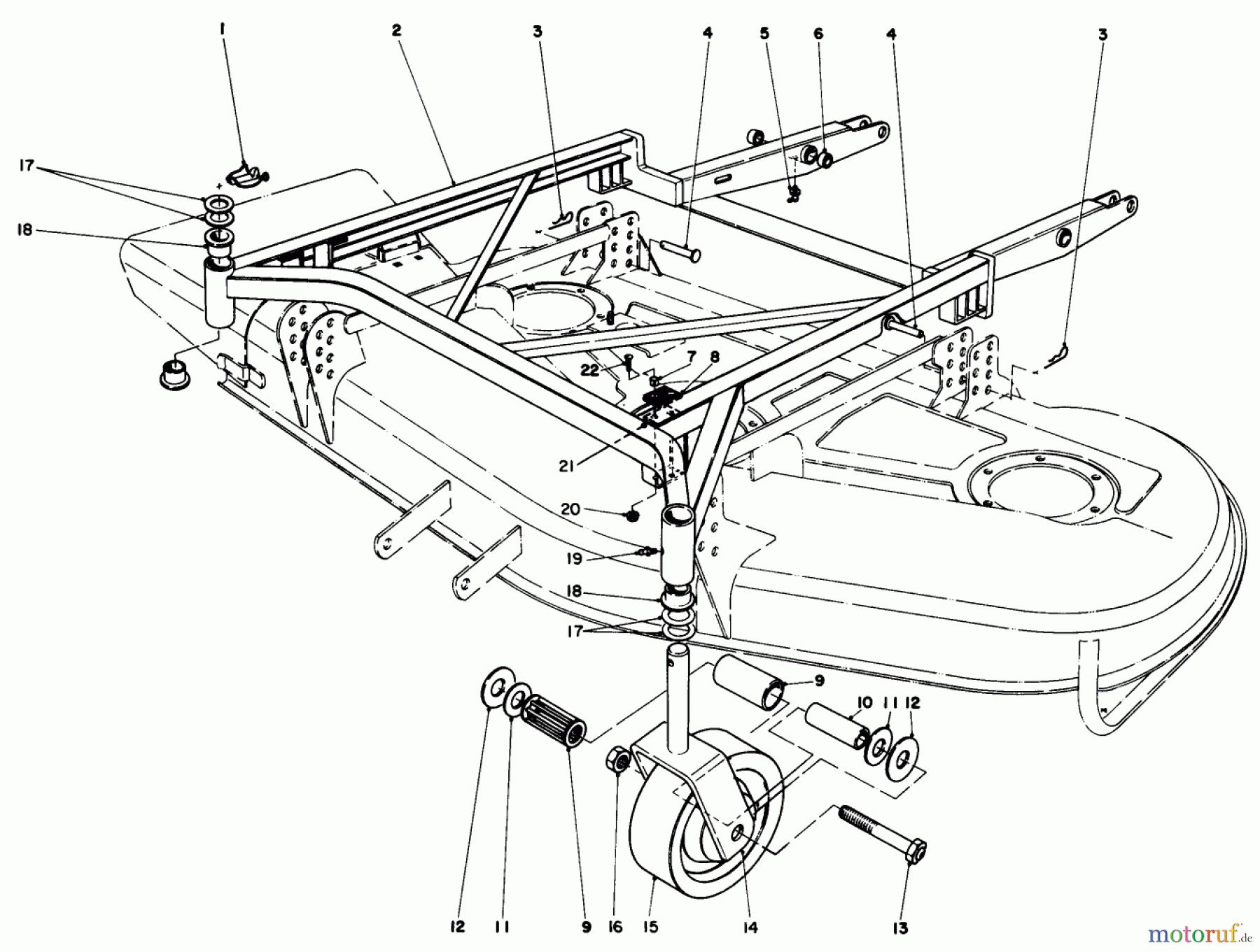  Toro Neu Mowers, Deck Assembly Only 30560 - Toro 52