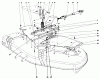 Toro 30555 (200) - 52" Side Discharge Mower, Groundsmaster 200 Series, 1984 (4000001-4999999) Ersatzteile CUTTING UNIT MODEL NO. 30555 #3