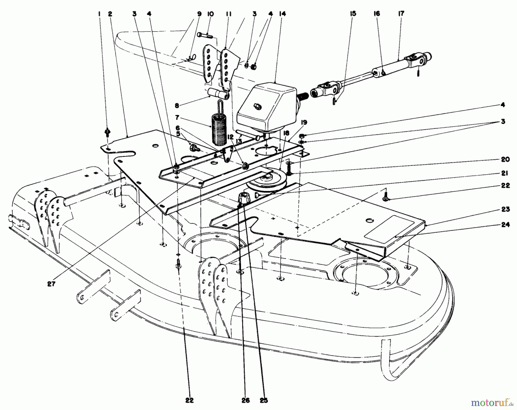 Toro Neu Mowers, Deck Assembly Only 30555 (200) - Toro 52