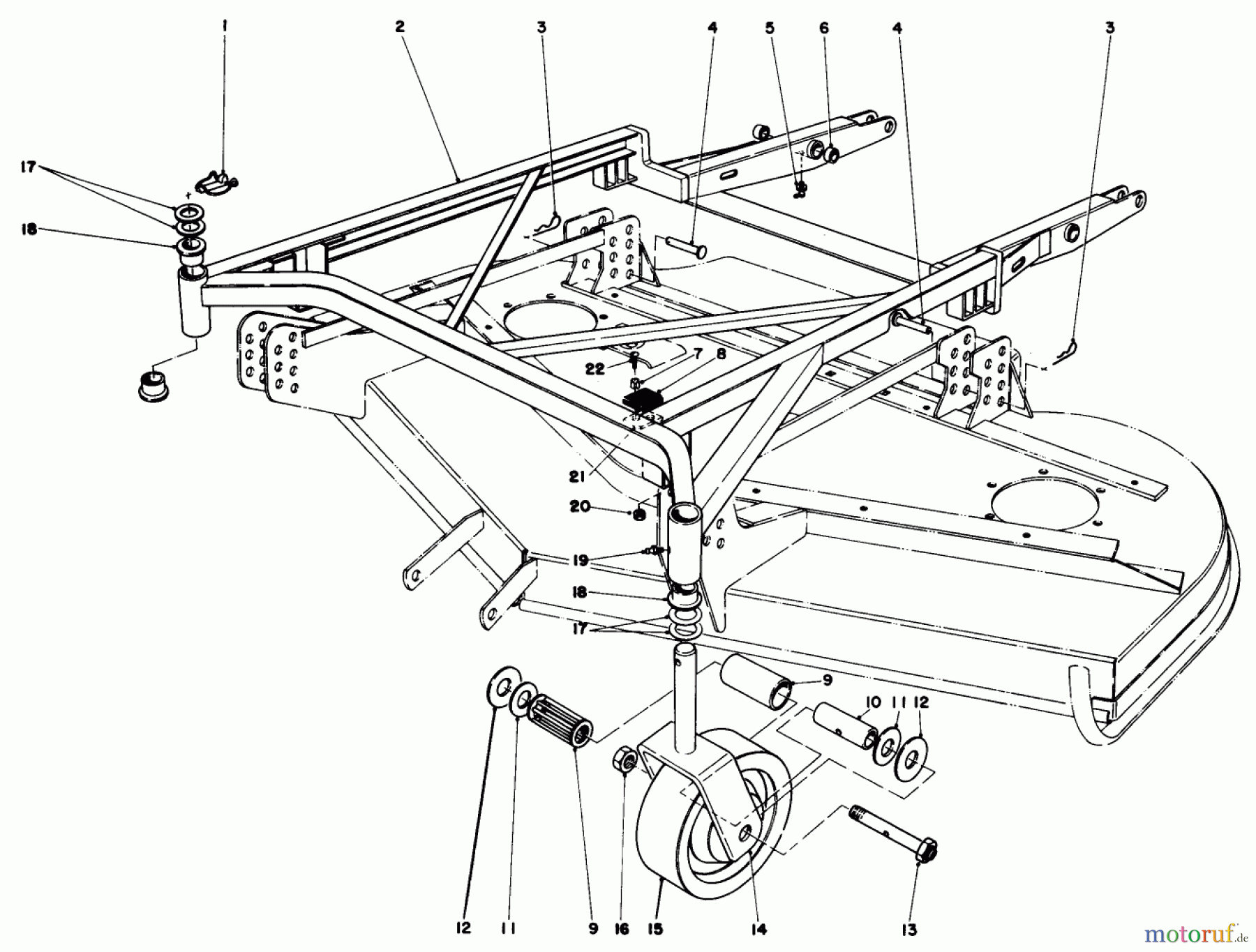 Toro Neu Mowers, Deck Assembly Only 30560 - Toro 52
