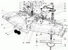 Toro 30555 (200) - 52" Side Discharge Mower, Groundsmaster 200 Series, 1984 (4000001-4999999) Ersatzteile CUTTING UNIT MODEL NO. 30562 #1