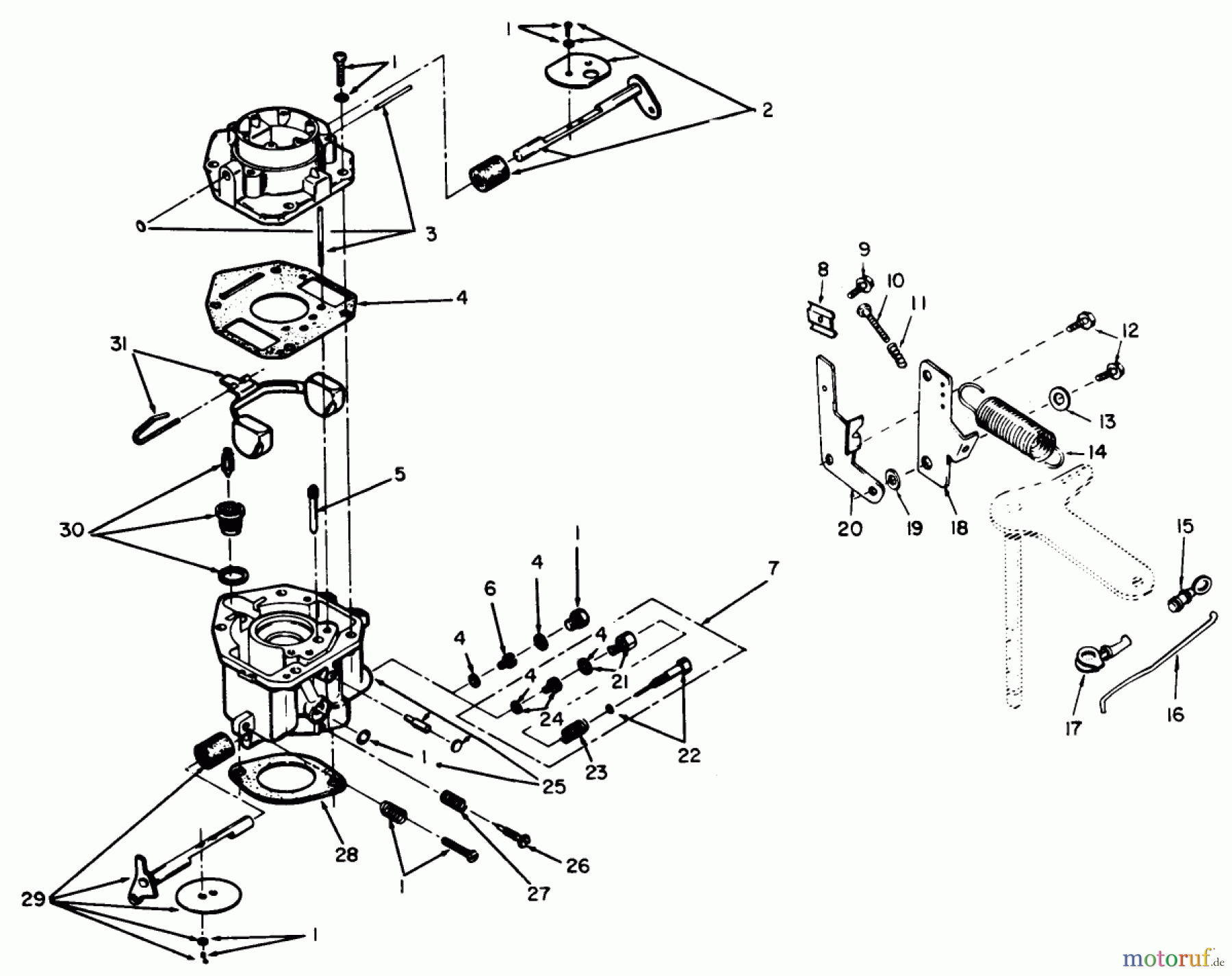 Toro Neu Mowers, Deck Assembly Only 30555 (200) - Toro 52