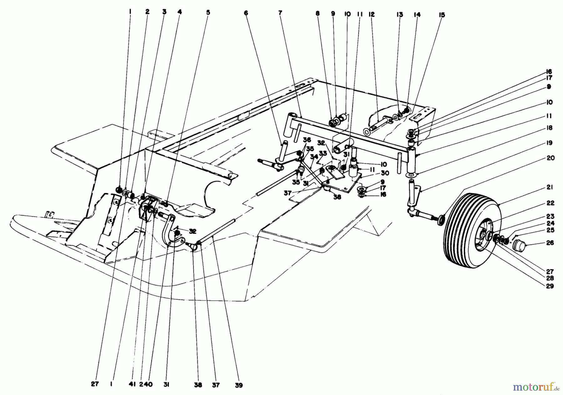 Toro Neu Mowers, Deck Assembly Only 30555 (200) - Toro 52