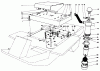 Toro 30555 (200) - 52" Side Discharge Mower, Groundsmaster 200 Series, 1984 (4000001-4999999) Ersatzteile SEAT MOUNT AND AIR CLEANER ASSEMBLY