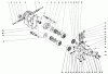 Toro 30555 (200) - 52" Side Discharge Mower, Groundsmaster 200 Series, 1984 (4000001-4999999) Ersatzteile TRANSMISSION ASSEMBLY 49-7910