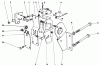Toro 30555 (200) - 52" Side Discharge Mower, Groundsmaster 200 Series, 1984 (4000001-4999999) Ersatzteile TRANSMISSION INTERLOCK ASSEMBLY