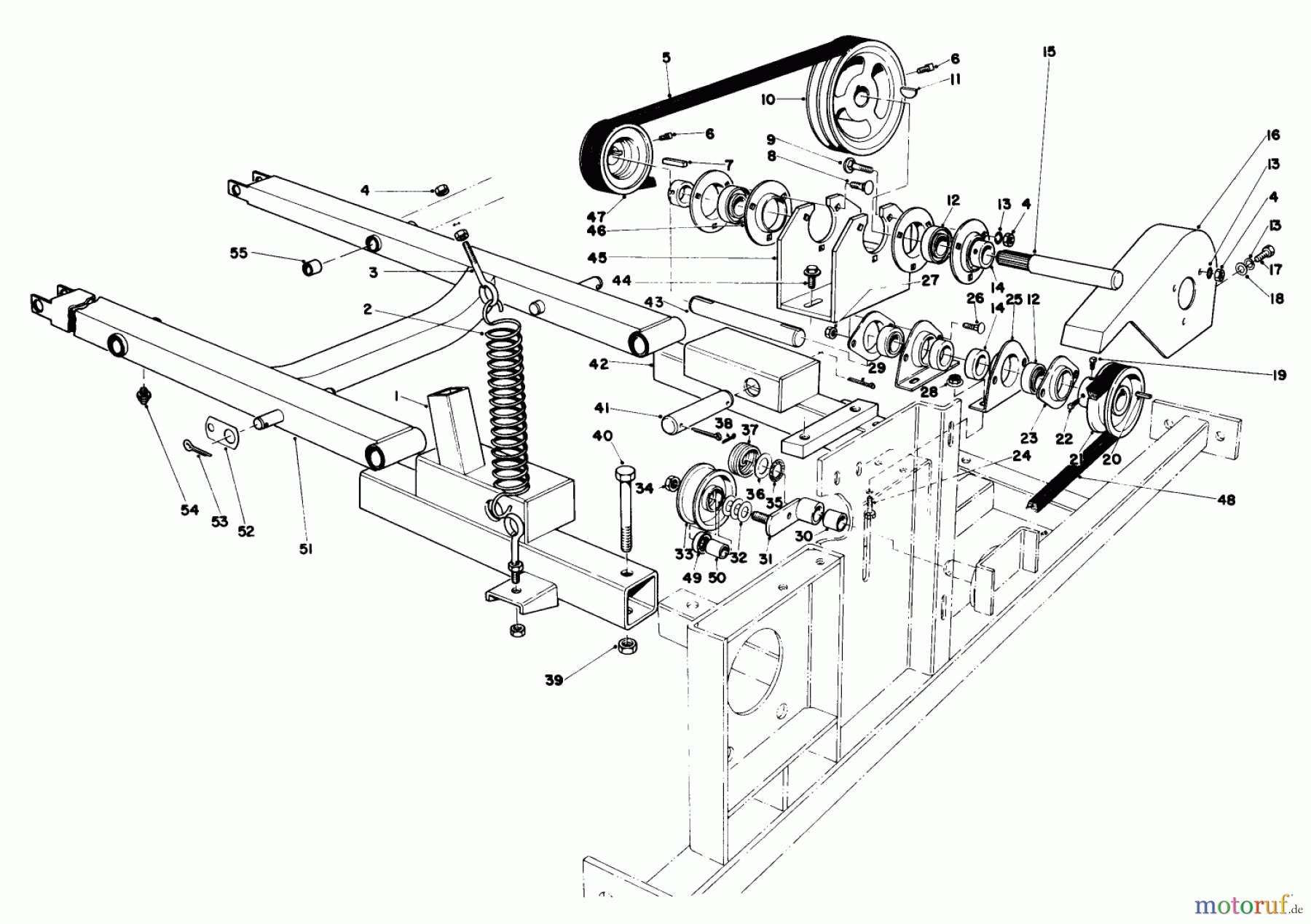 Toro Neu Mowers, Deck Assembly Only 30555 (200) - Toro 52