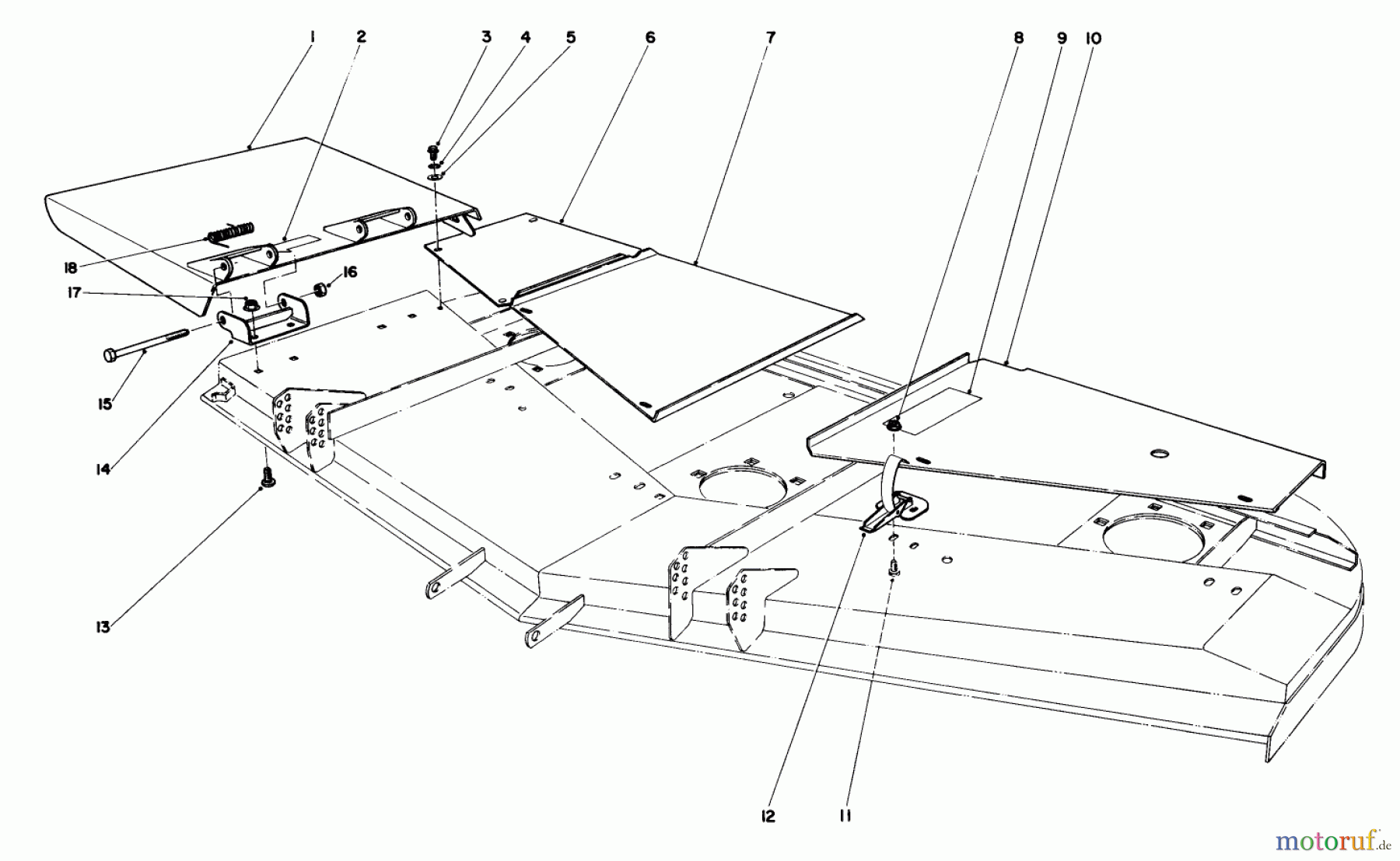Toro Neu Mowers, Deck Assembly Only 30555 (200) - Toro 52