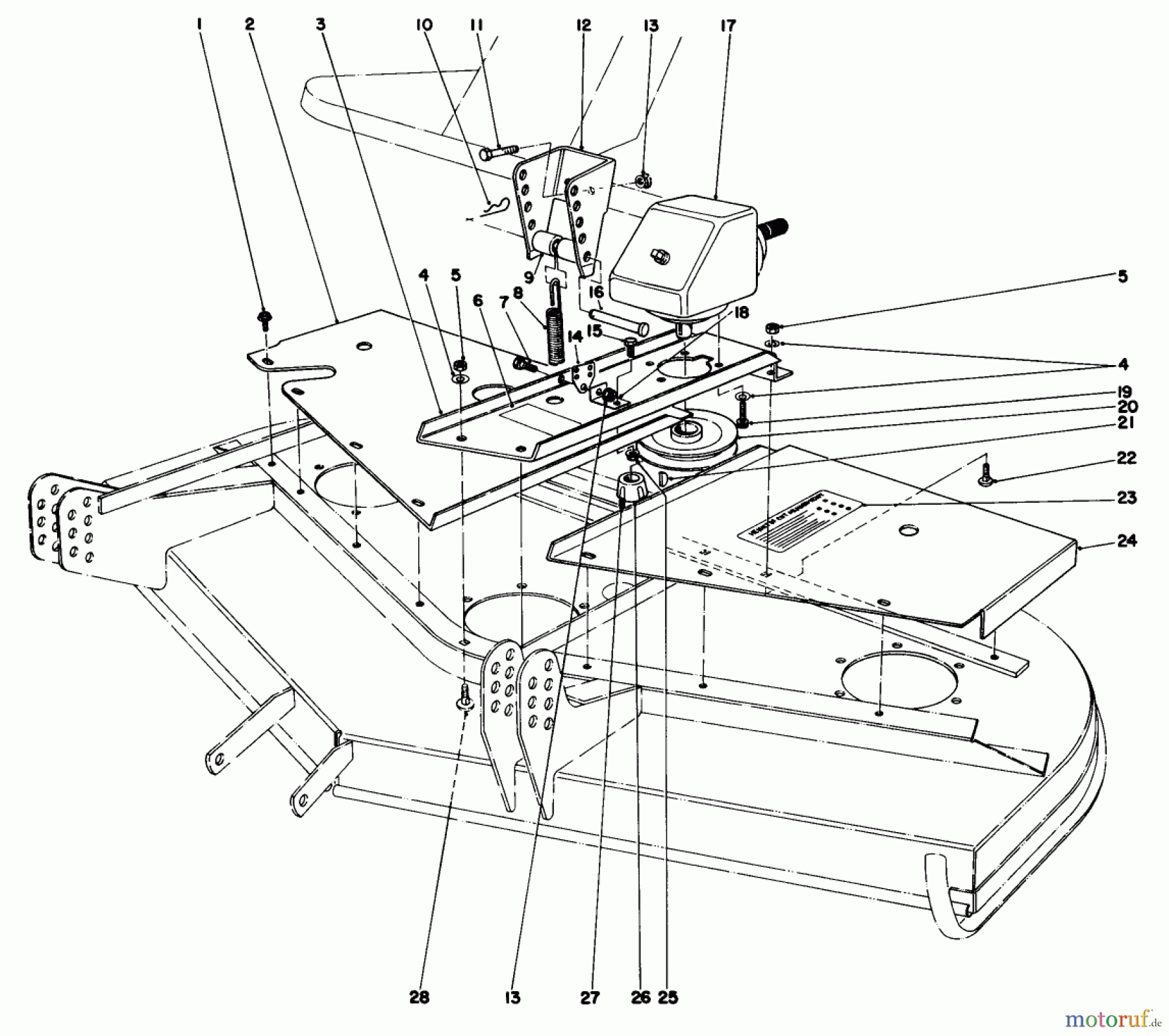 Toro Neu Mowers, Deck Assembly Only 30555 (200) - Toro 52