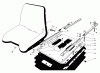 Toro 30575 - 72" Side Discharge Mower, 1987 (700001-799999) Ersatzteile DELUXE SEAT KIT MODEL NO. 30786 #1