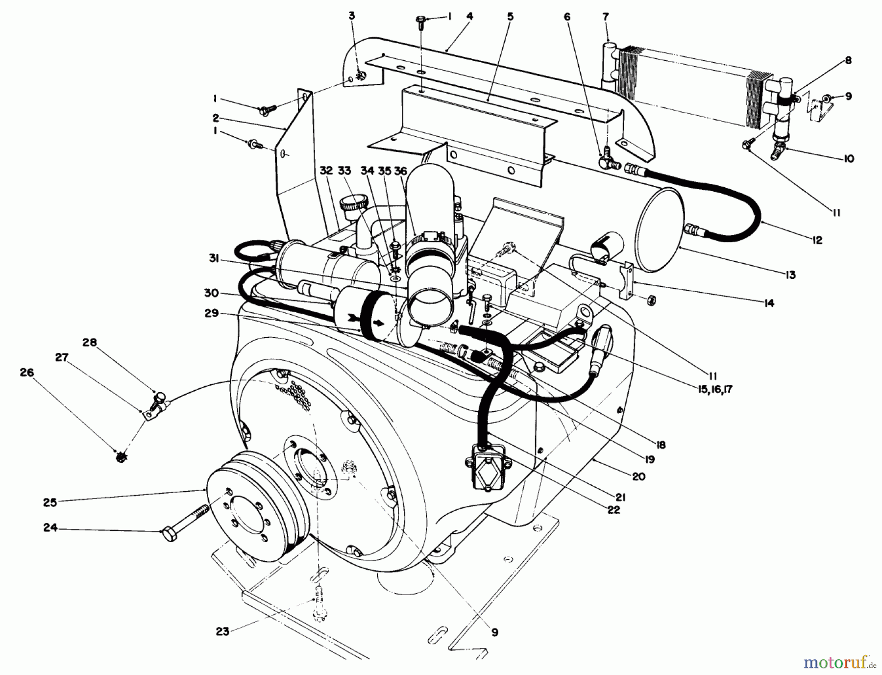Toro Neu Mowers, Deck Assembly Only 30555 (200) - Toro 52