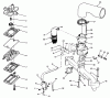 Toro 30575 - 72" Side Discharge Mower, 1987 (700001-799999) Ersatzteile ENGINE, ONAN MODEL NO. B48G-GA020 TYPE NO. 4348G FUEL SYSTEM