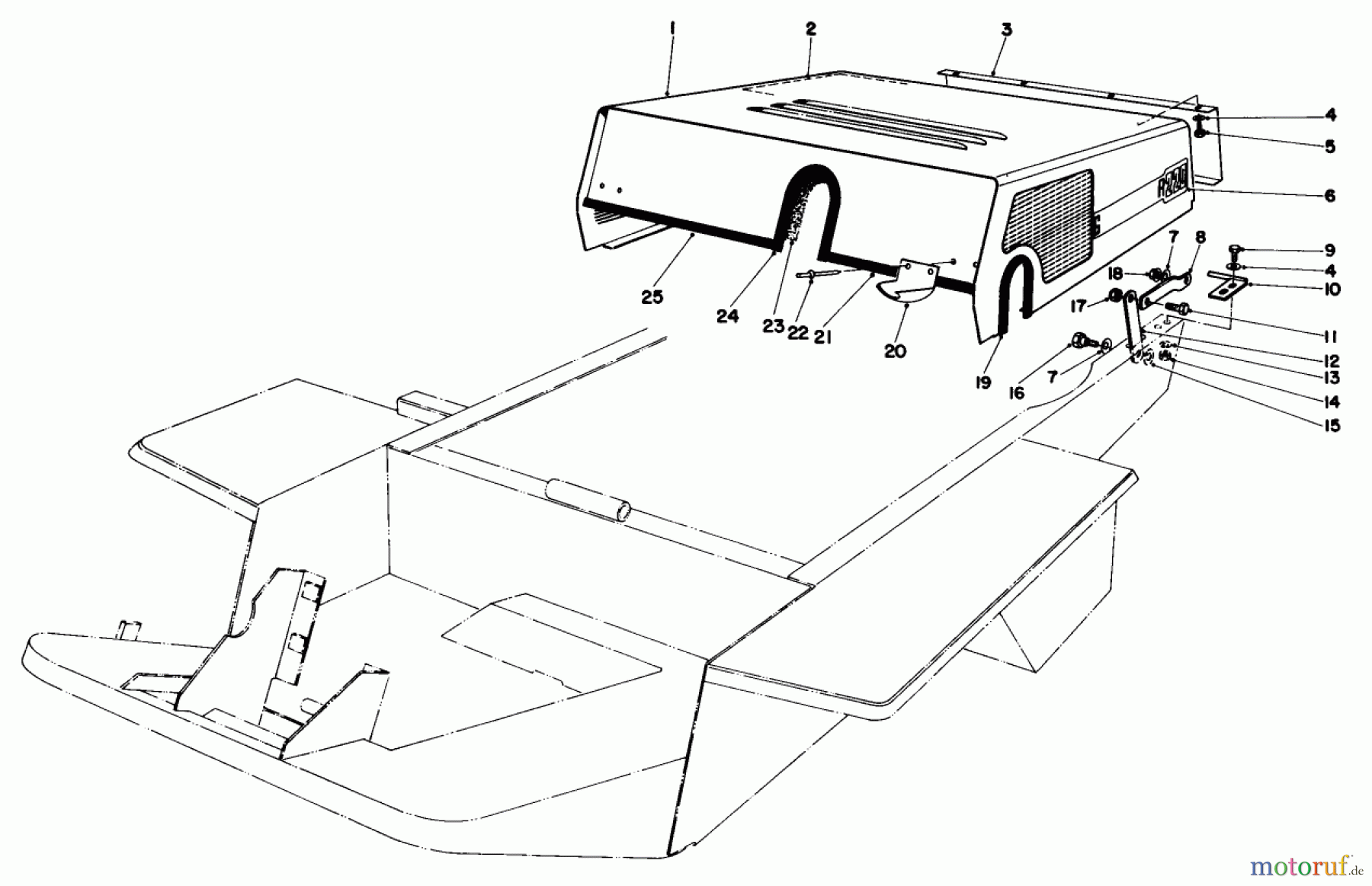 Toro Neu Mowers, Deck Assembly Only 30555 (200) - Toro 52