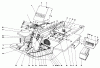 Toro 30575 - 72" Side Discharge Mower, 1987 (700001-799999) Ersatzteile INSTRUMENT PANEL AND STEERING POST ASSEMBLY