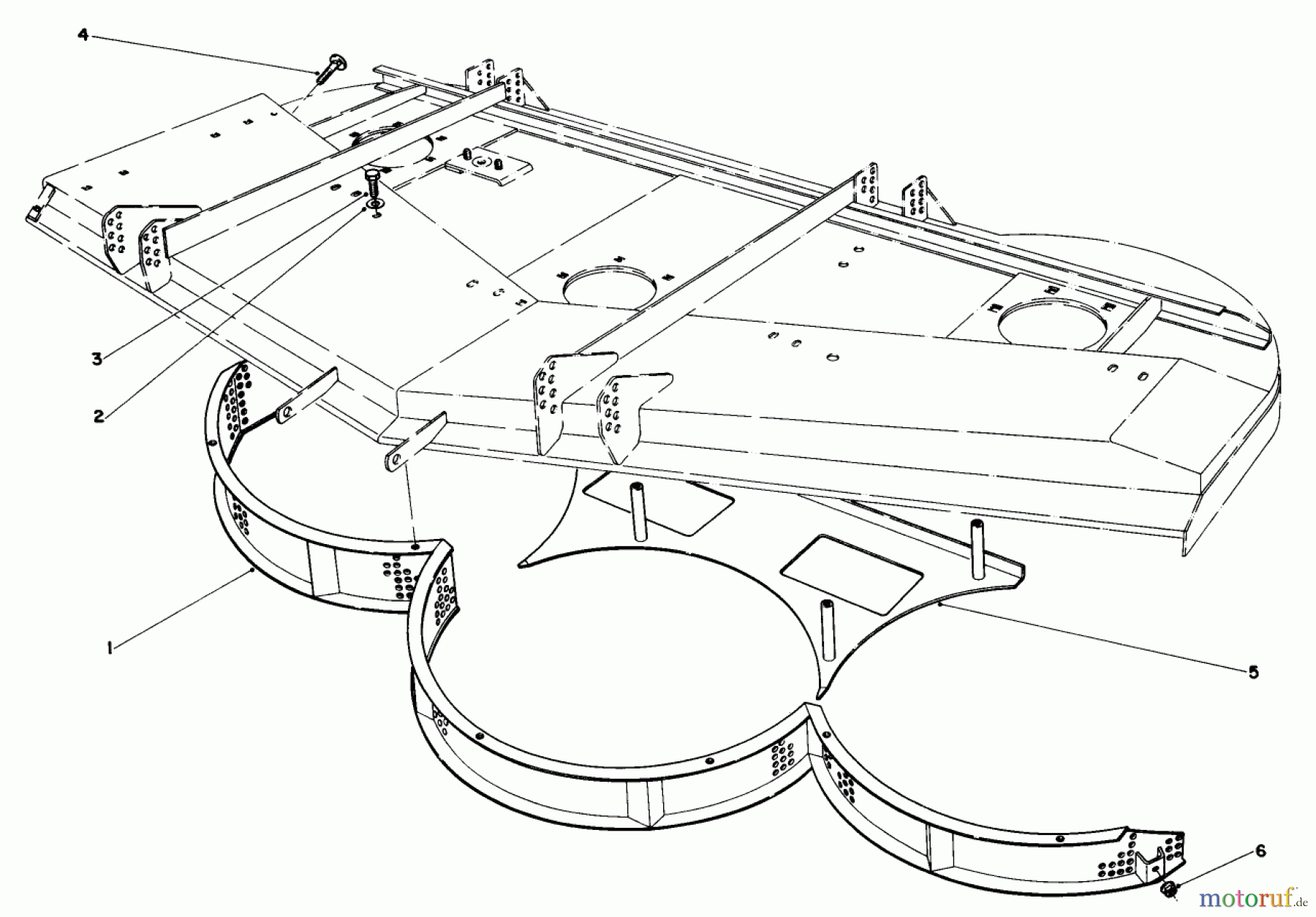  Toro Neu Mowers, Deck Assembly Only 30555 (200) - Toro 52