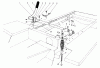 Toro 30575 - 72" Side Discharge Mower, 1987 (700001-799999) Ersatzteile POWER TAKE OFF LEVER ASSEMBLY