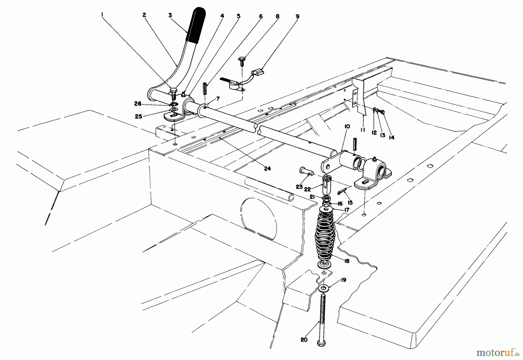 Toro Neu Mowers, Deck Assembly Only 30555 (200) - Toro 52