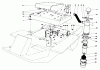 Toro 30575 - 72" Side Discharge Mower, 1987 (700001-799999) Ersatzteile SEAT MOUNT AND AIR CLEANER ASSEMBLY