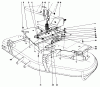 Toro 30555 (200) - 52" Side Discharge Mower, Groundsmaster 200 Series, 1988 (8000001-8999999) Ersatzteile CUTTING UNIT MODEL NO. 30555 #3