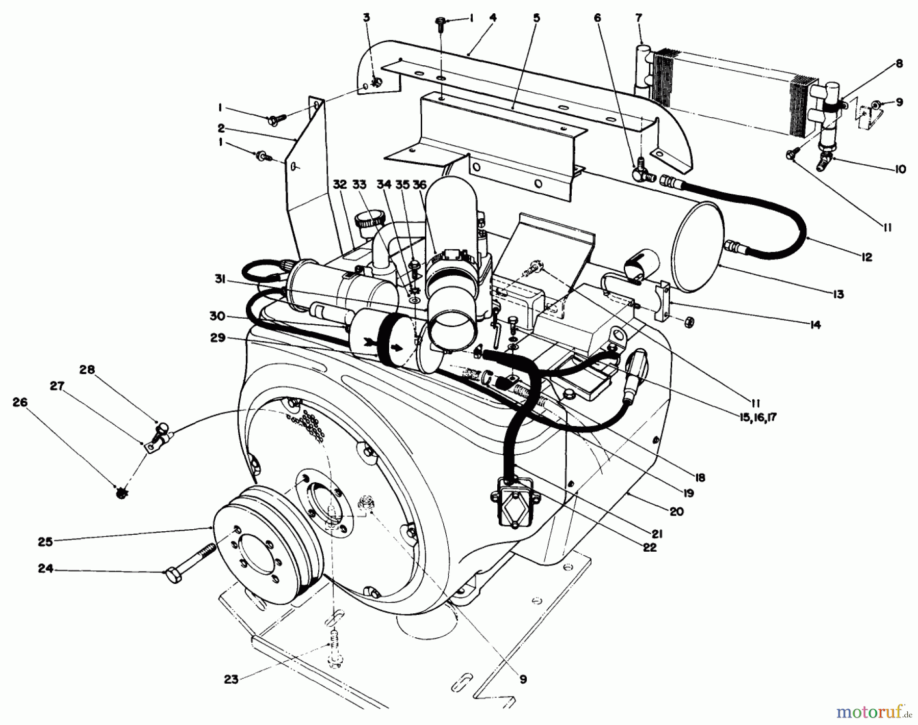 Toro Neu Mowers, Deck Assembly Only 30555 (200) - Toro 52