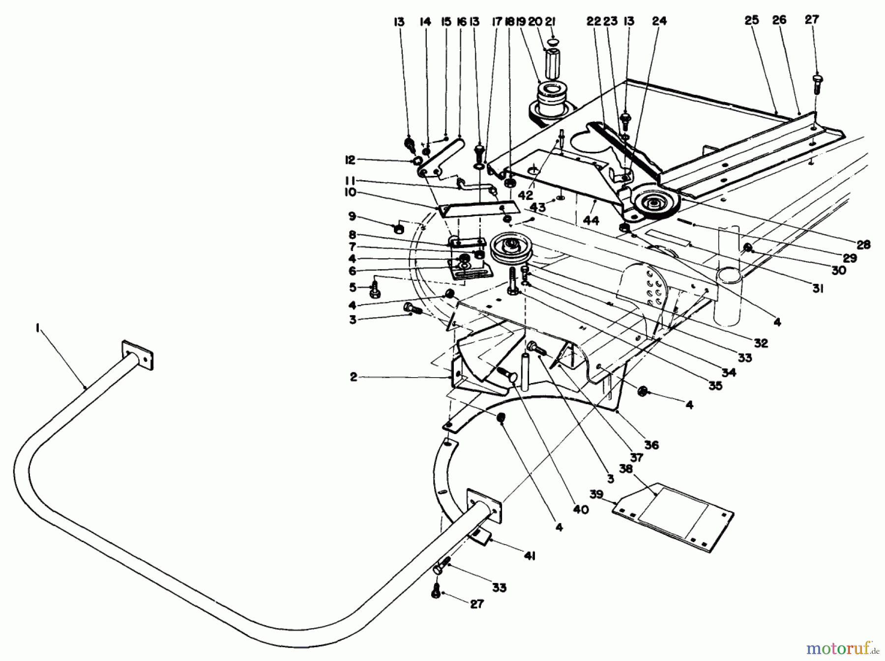  Toro Neu Mowers, Deck Assembly Only 30575 - Toro 72